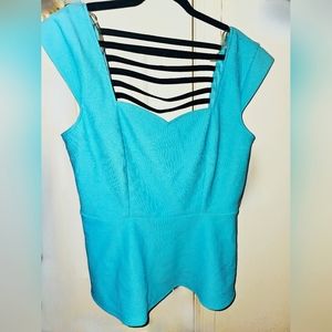 Size 2 Maurices Peplum top